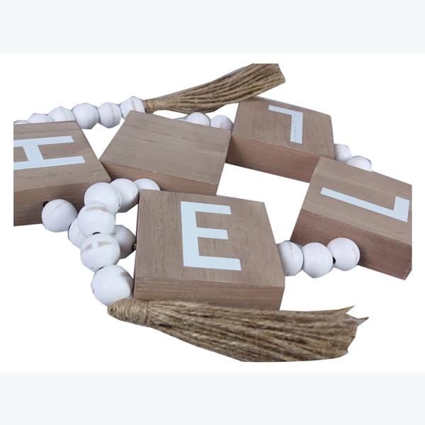 Word Wood Garland