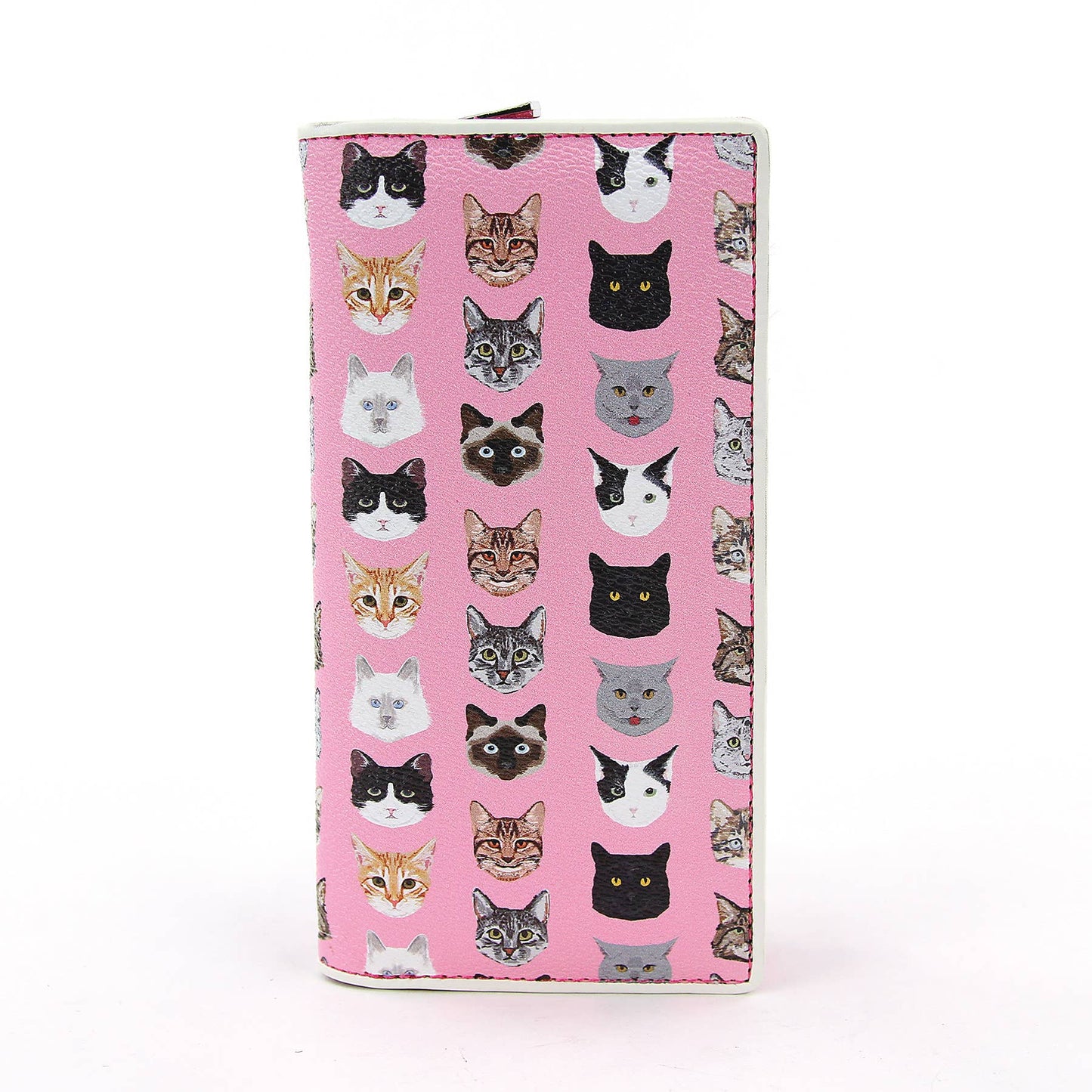 Pink Cat Print Wallet