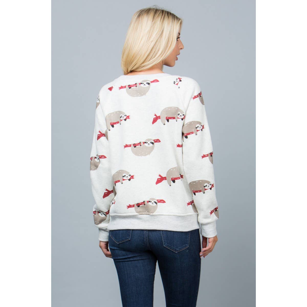 Sloth Print Sweatshirt