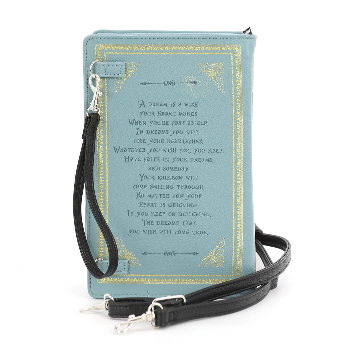 Cinderella Book Clutch Bag in Vinyl