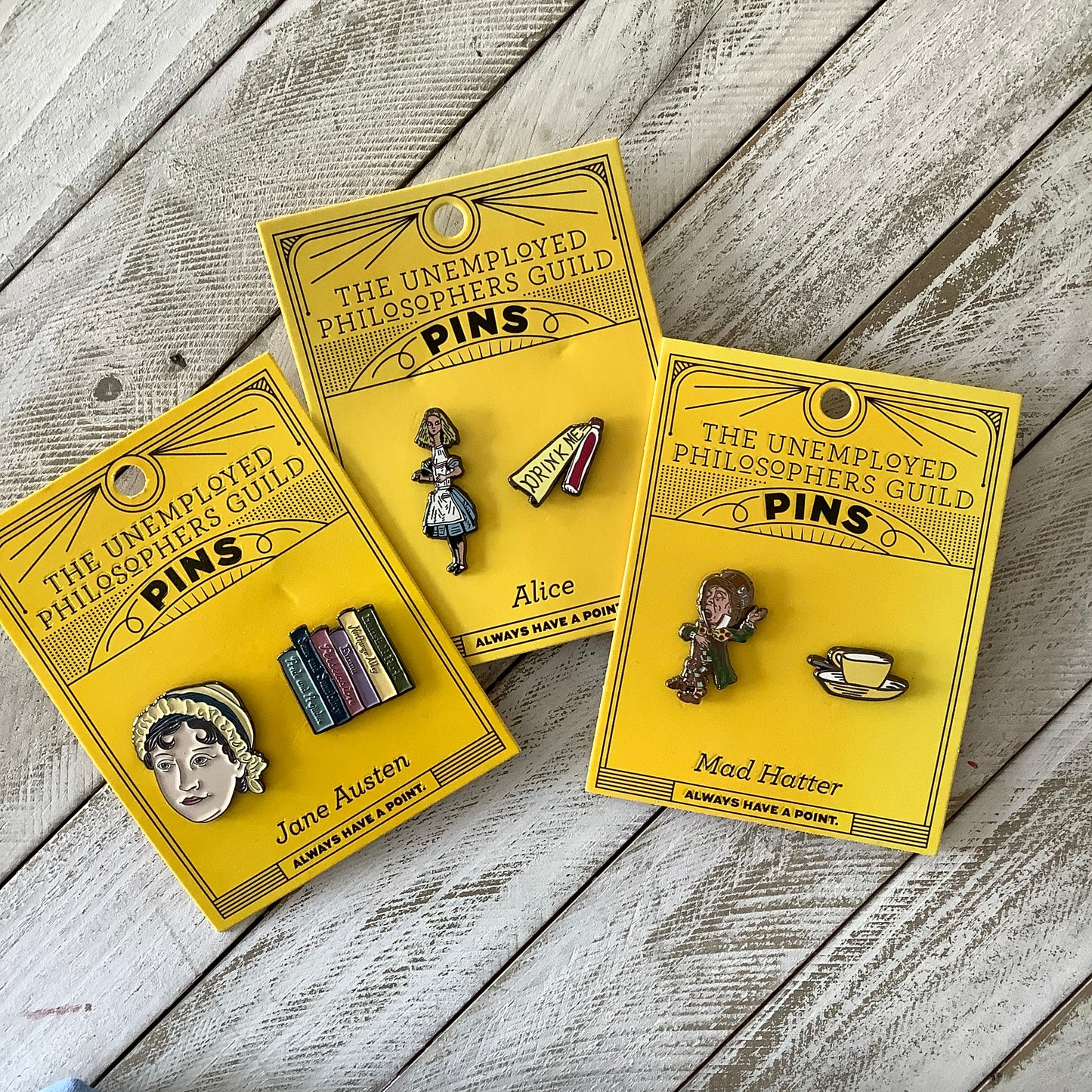 Literary Pins