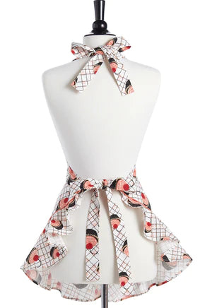 Vintage Inspired Apron Cherry Cupcakes