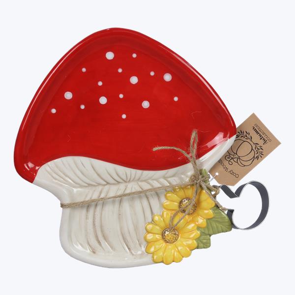 Mushroom Cookie Plate