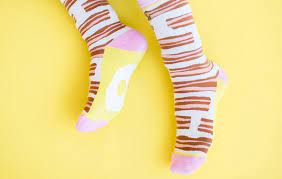 Bacon Socks by Woven Pear