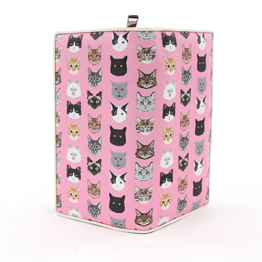 Pink Cat Print Wallet