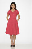 Retro Red Polka Dot Dress