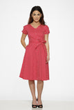 Retro Red Polka Dot Dress
