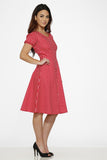 Retro Red Polka Dot Dress