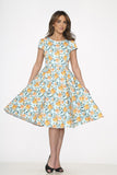 Olivia Floral Swing Dress