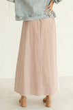 Laura Striped Copper Skirt