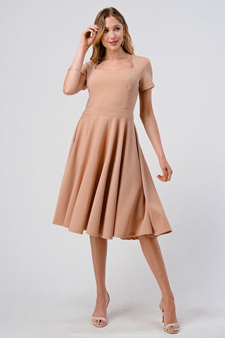 Millie Swing Dress in Soft Pink