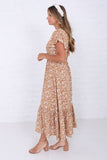 Sadie Golden Brown Dress